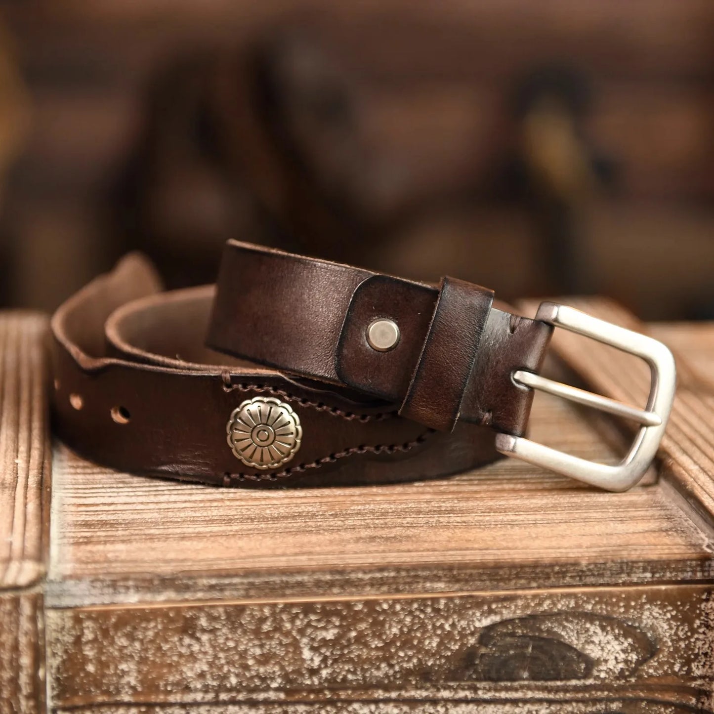 Zack Genuine Leather Belt
