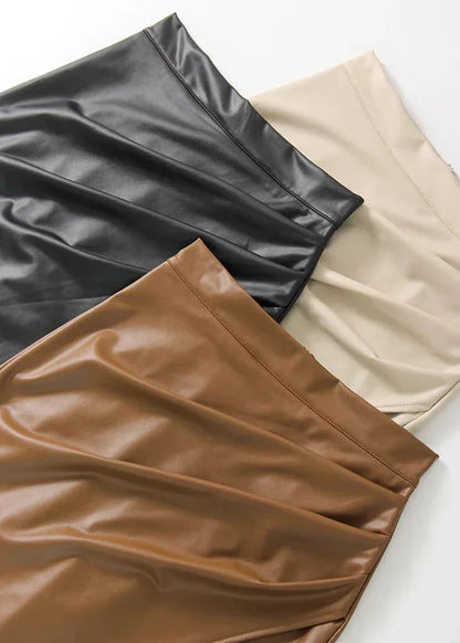 Maeve Leather Skirt