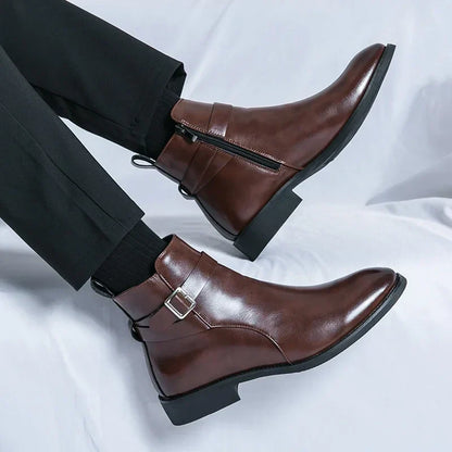 Marco Genuine Leather Chelsea Boots