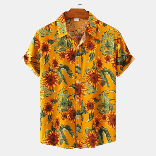Retro Flower Casual Shirt