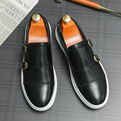 Zyden Genuine Leather Loafers