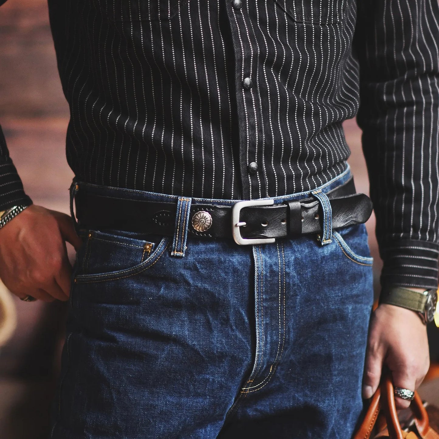 Zack Genuine Leather Belt