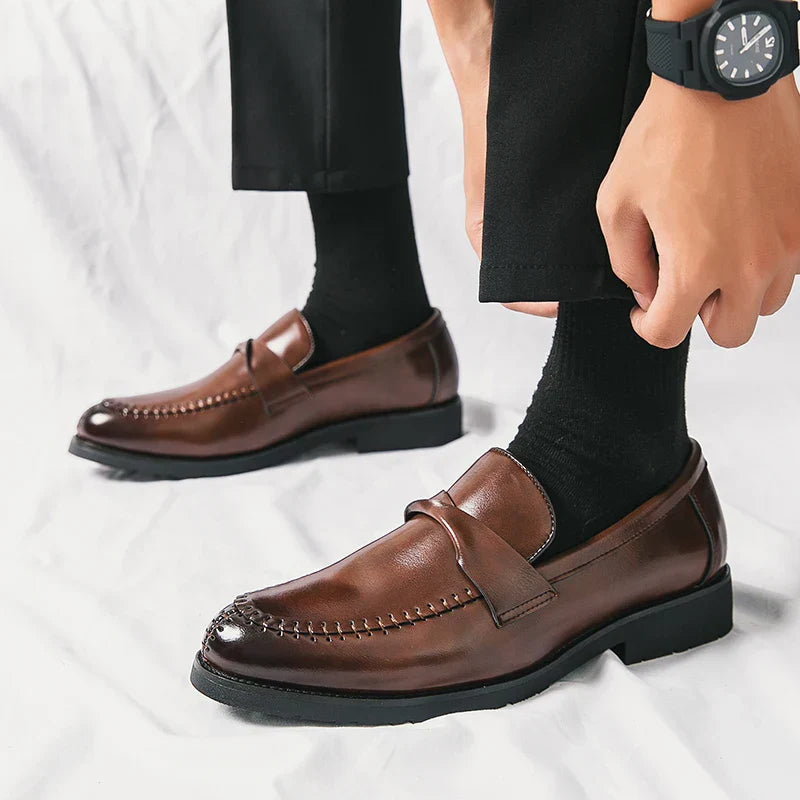 Teviot Genuine Leather Loafers