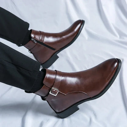 Marco Genuine Leather Chelsea Boots