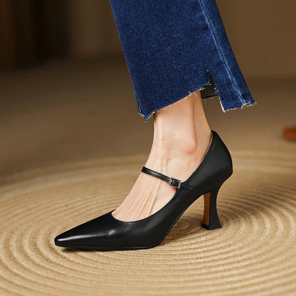 Samara Genuine Leather Heels