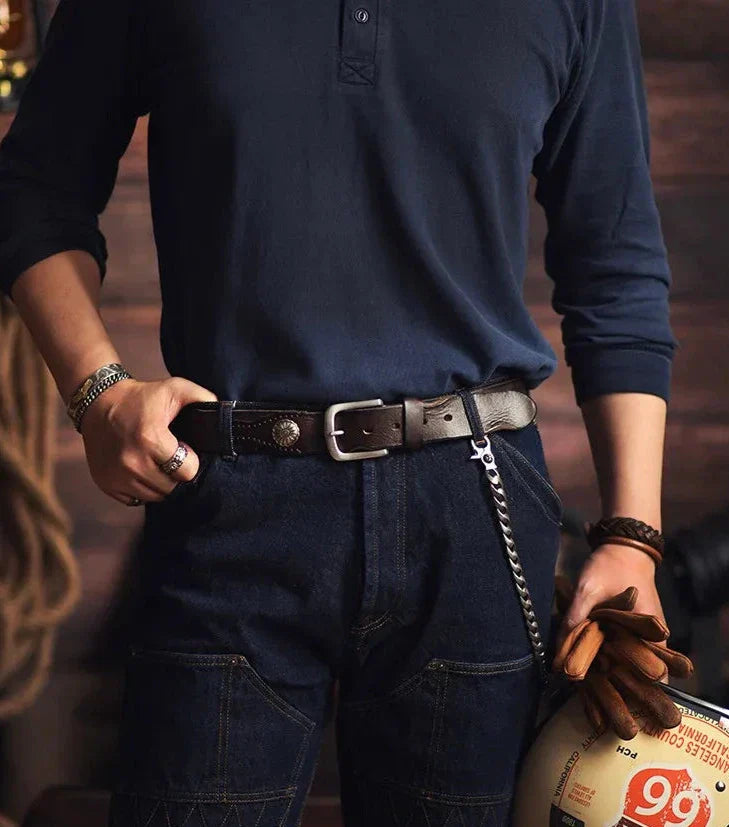 Zack Genuine Leather Belt