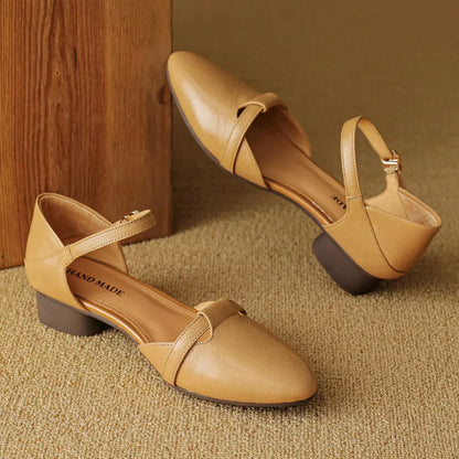 Laney Genuine Leather Heels