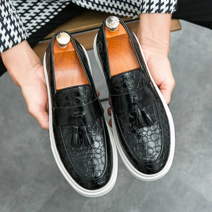 Tevan Leather Loafers