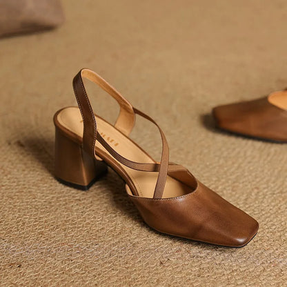 Petra Genuine Leather Heels