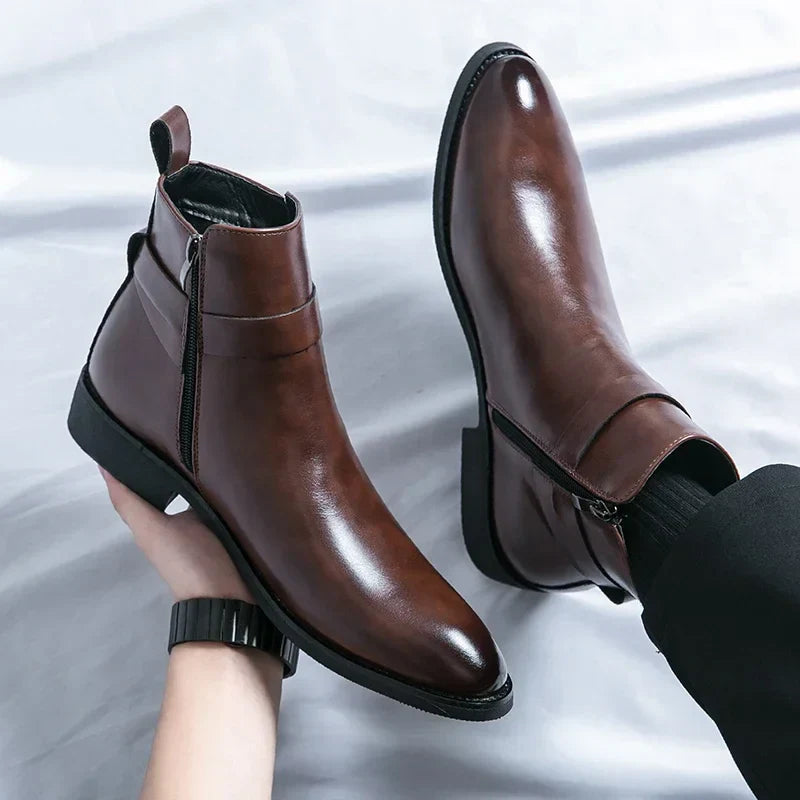 Marco Genuine Leather Chelsea Boots