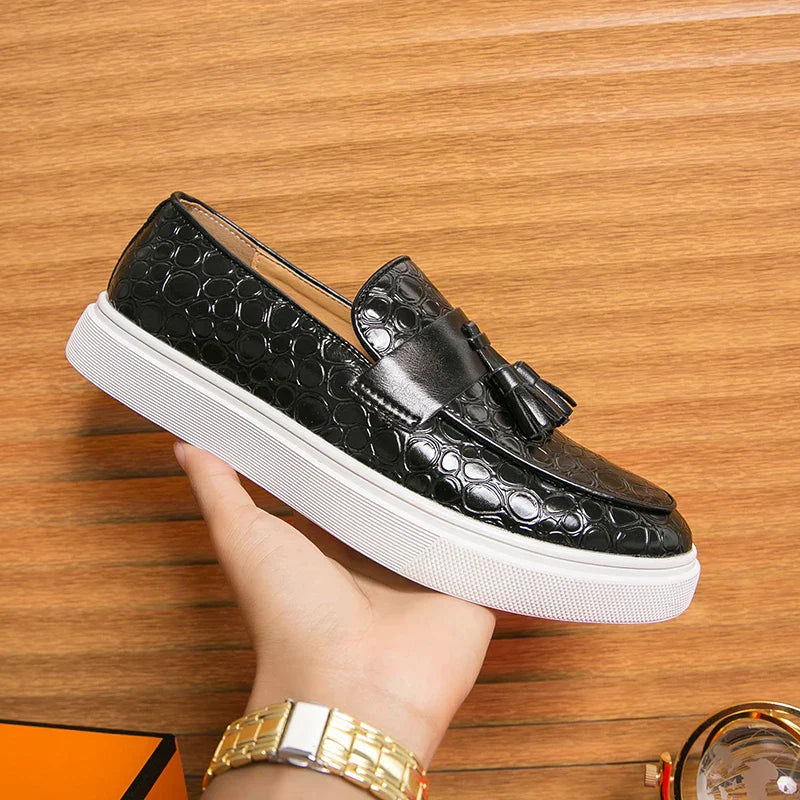 Tevan Leather Loafers