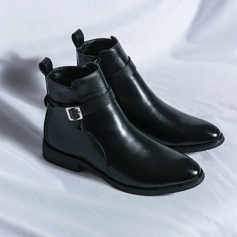 Marco Genuine Leather Chelsea Boots