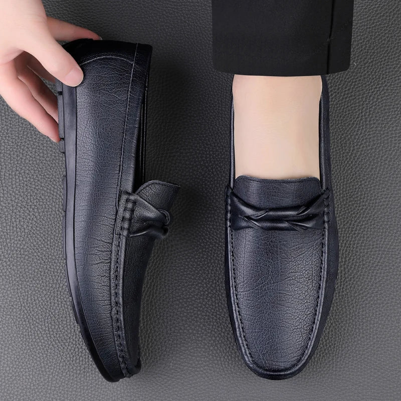 Elston Genuine Leather Loafers