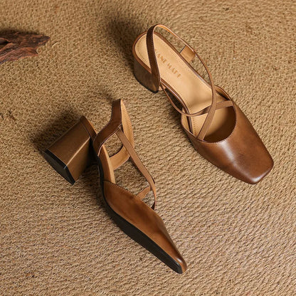 Petra Genuine Leather Heels