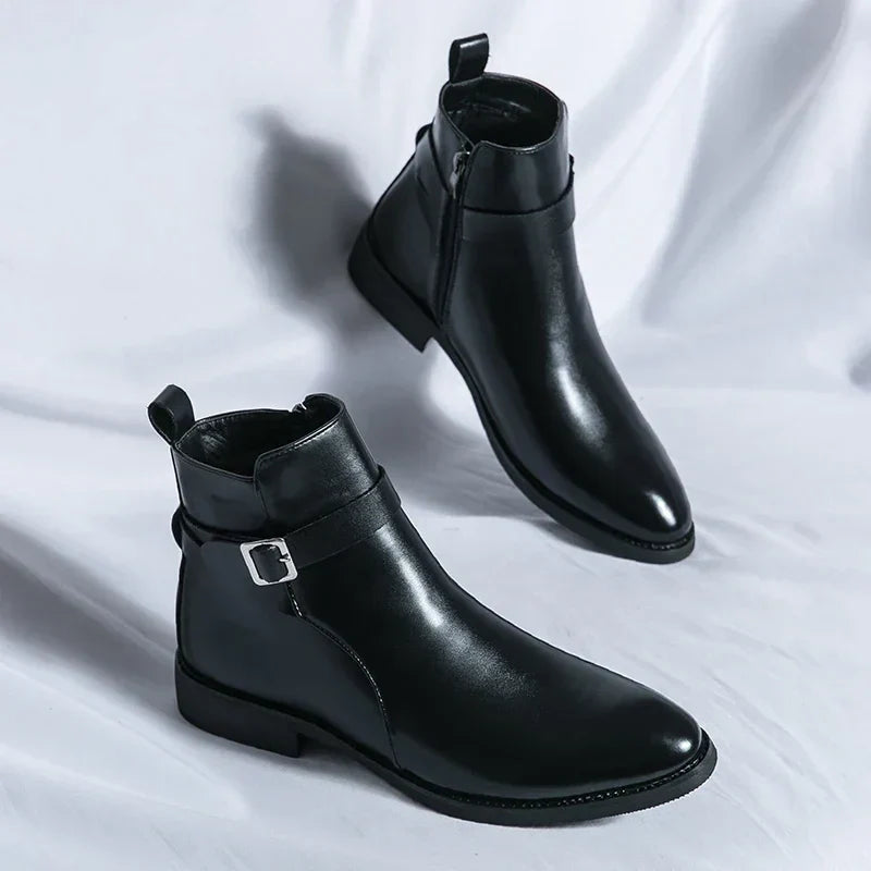 Marco Genuine Leather Chelsea Boots