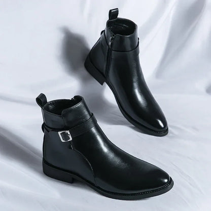 Marco Genuine Leather Chelsea Boots