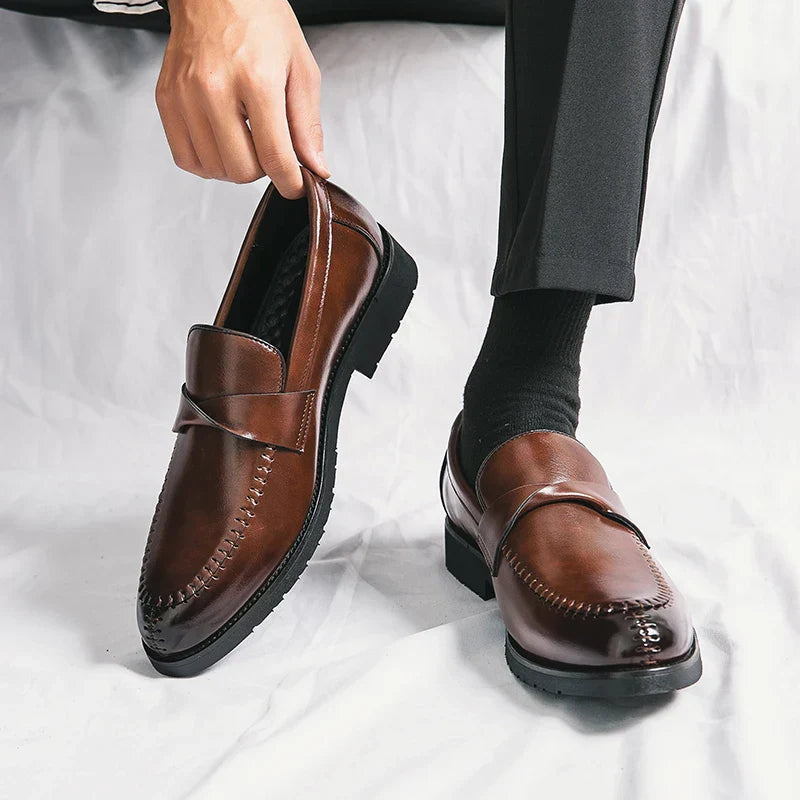 Teviot Genuine Leather Loafers