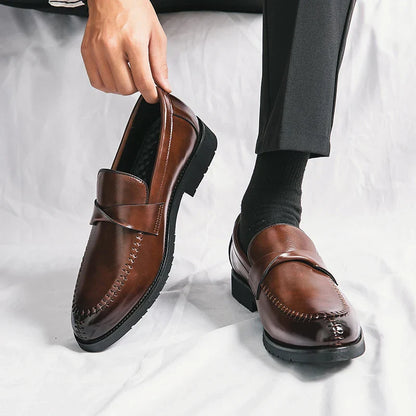 Teviot Genuine Leather Loafers