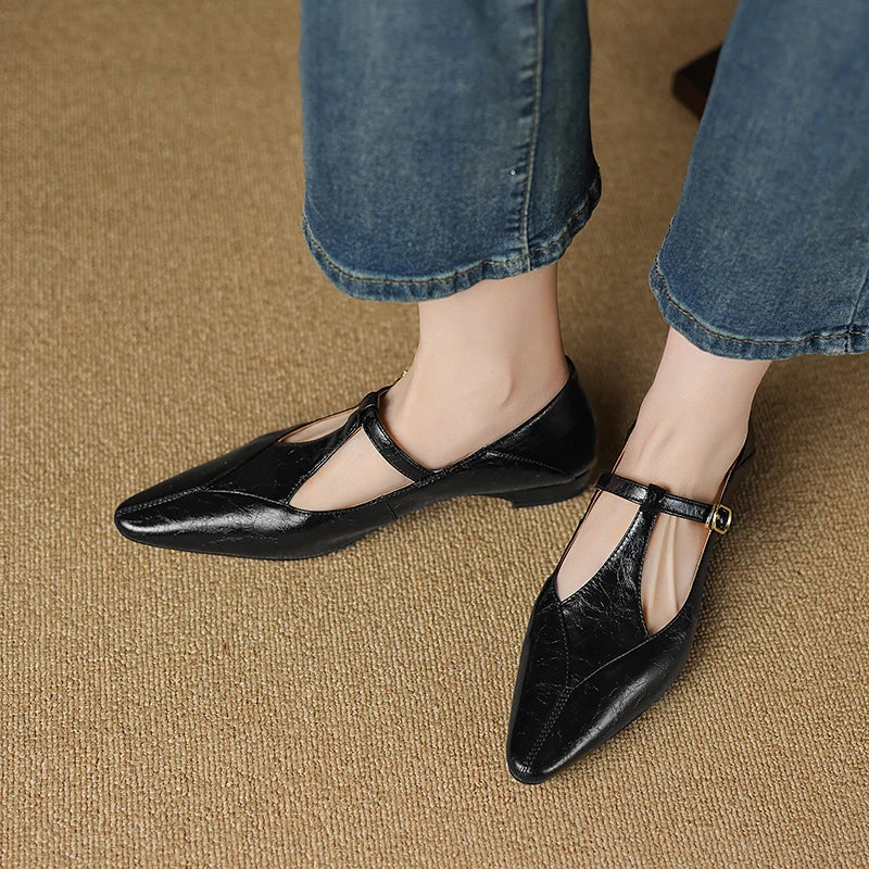 Biana Genuine Leather Heels