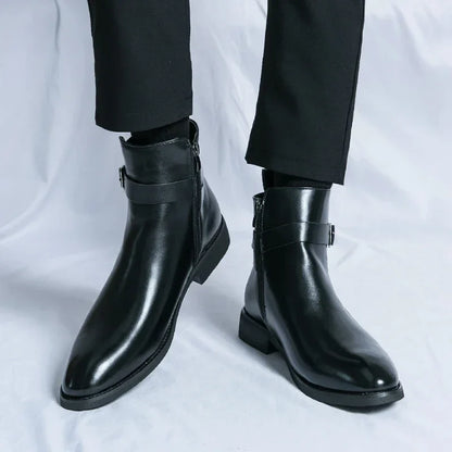 Marco Genuine Leather Chelsea Boots