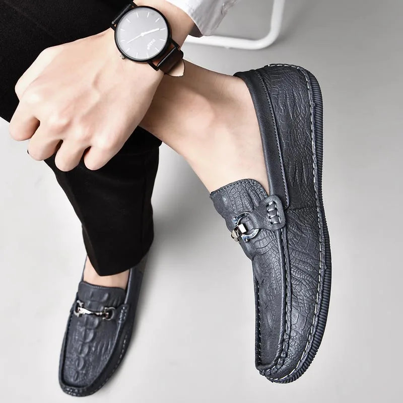 Reptor Genuine Leather Loafers