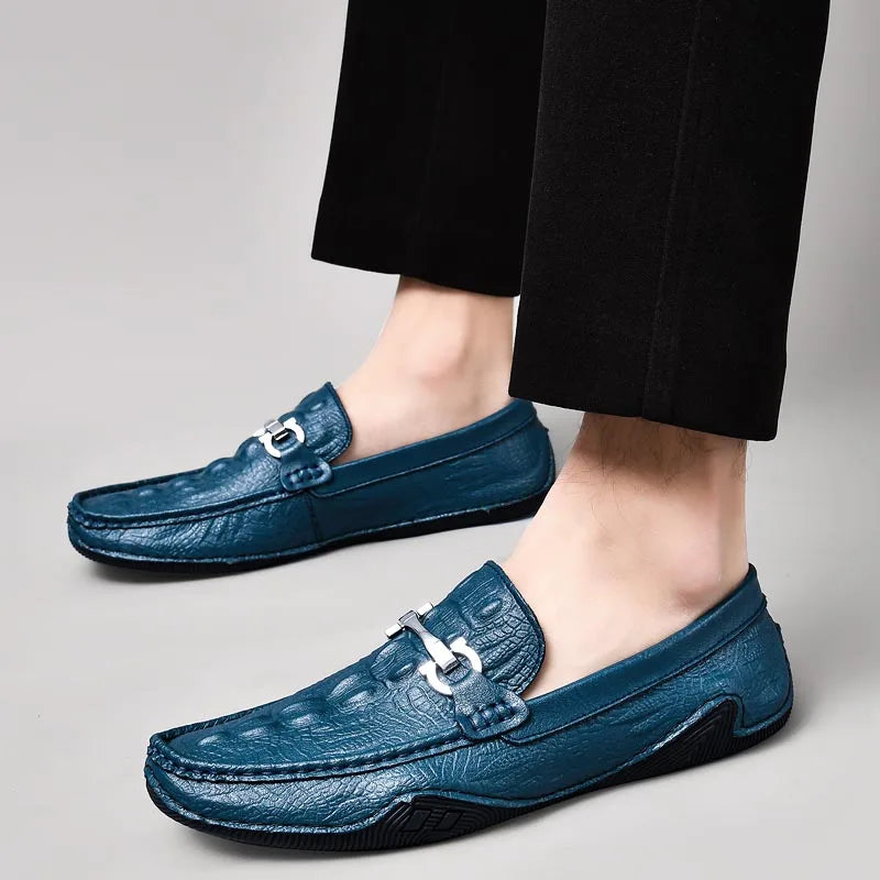 Reptor Genuine Leather Loafers