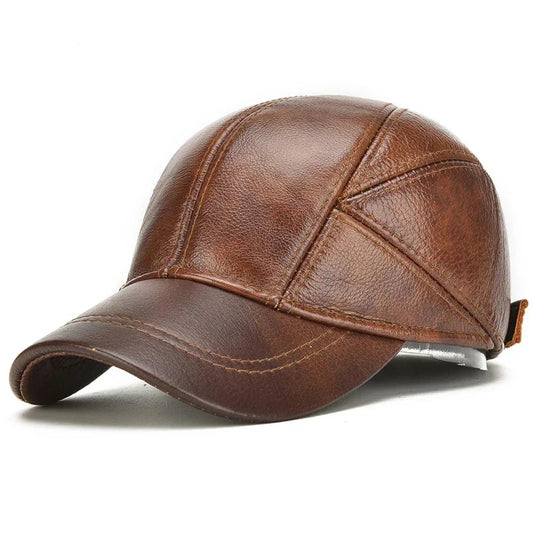 Real Leather Vintage Cap