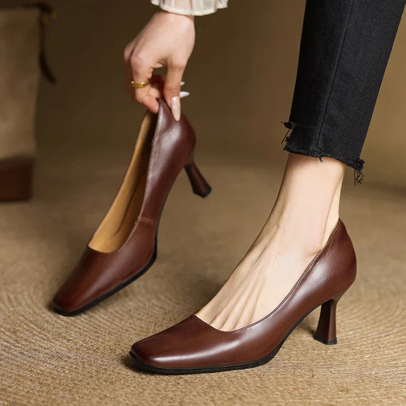 Diara Genuine Leather Heels
