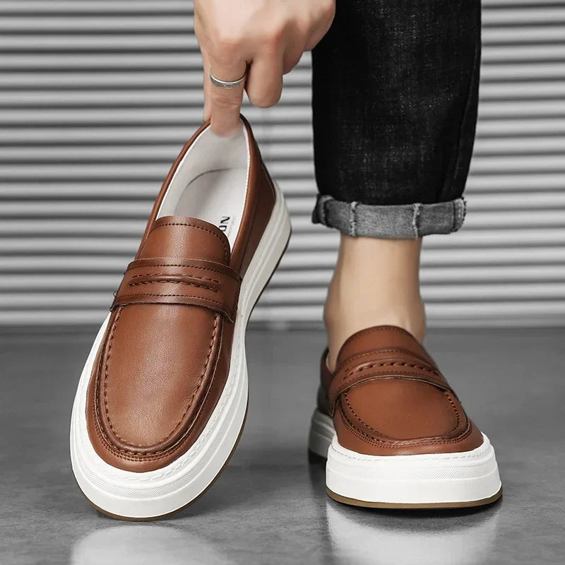 Moico Genuine Leather Loafers