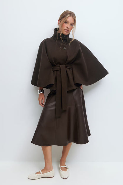Solenne Cape Jacket