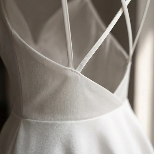 Alba Muse Sweetheart Neck Strappy Midi Dress For Weddings