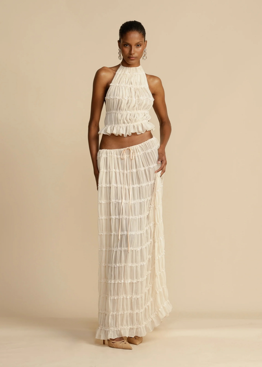 Wine & Sea Strap Dress