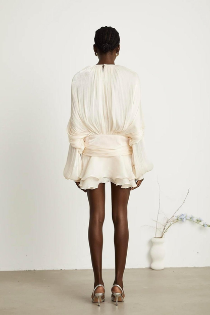 Evelyn Belted Mini Dress